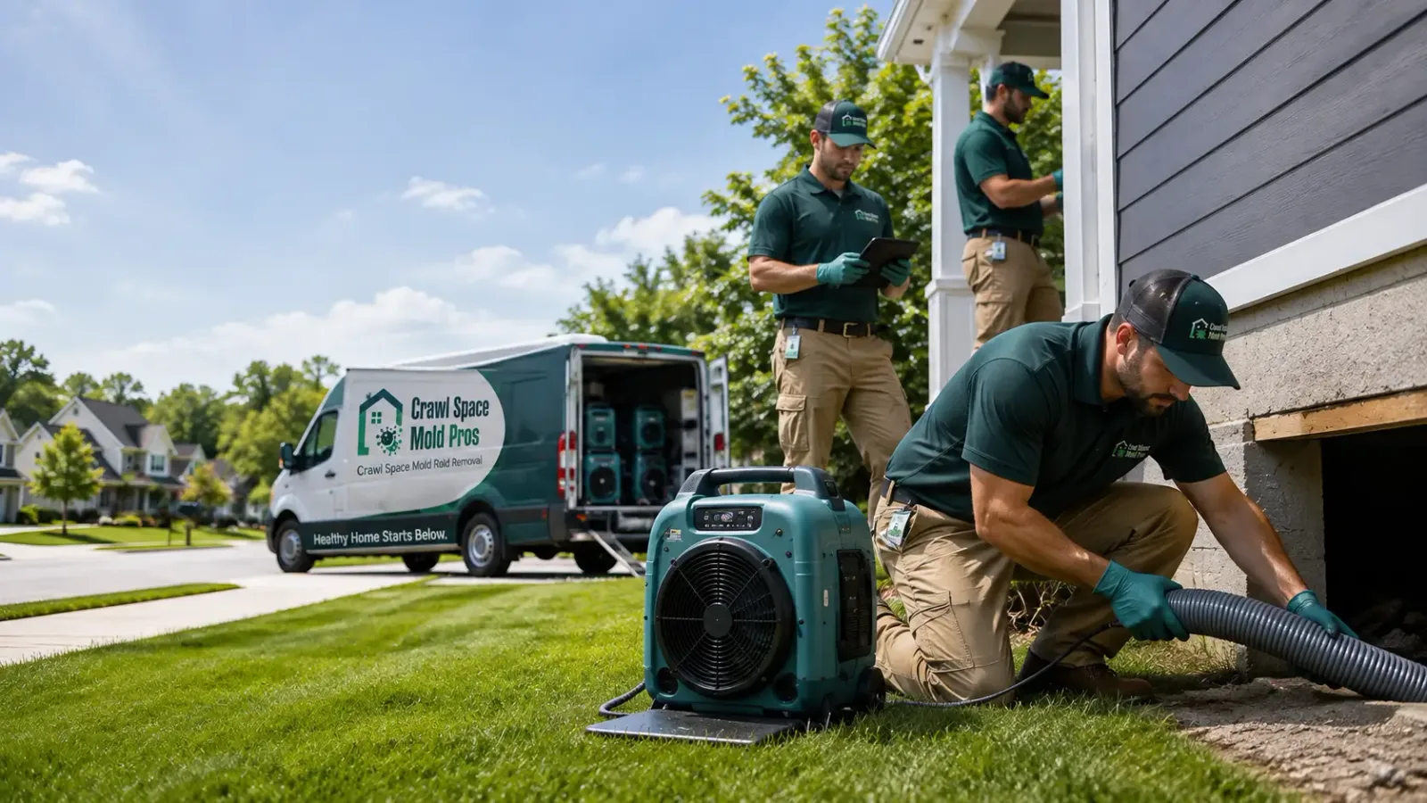 Crawl Space Mold Removal in Kipton, OH